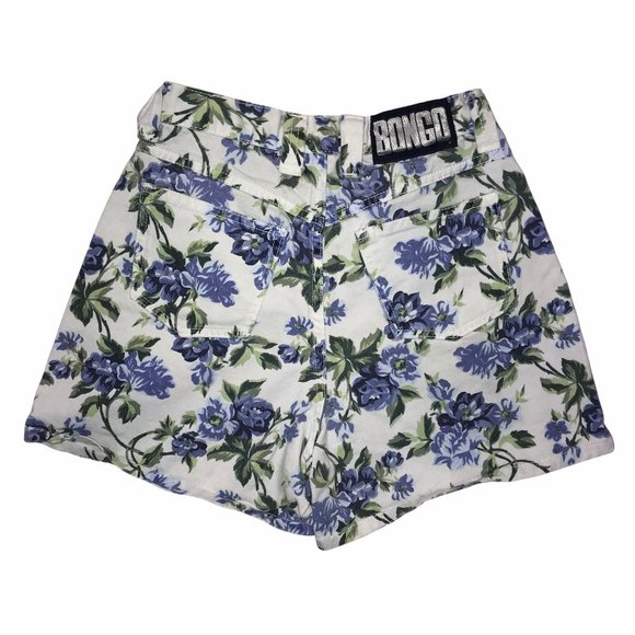 Rare Bongo Vintage High Rise Floral Mom Shorts 14 - Picture 6 of 9